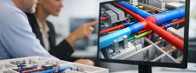 3D-Kollisionsprüfung in der Gebäudetechnik