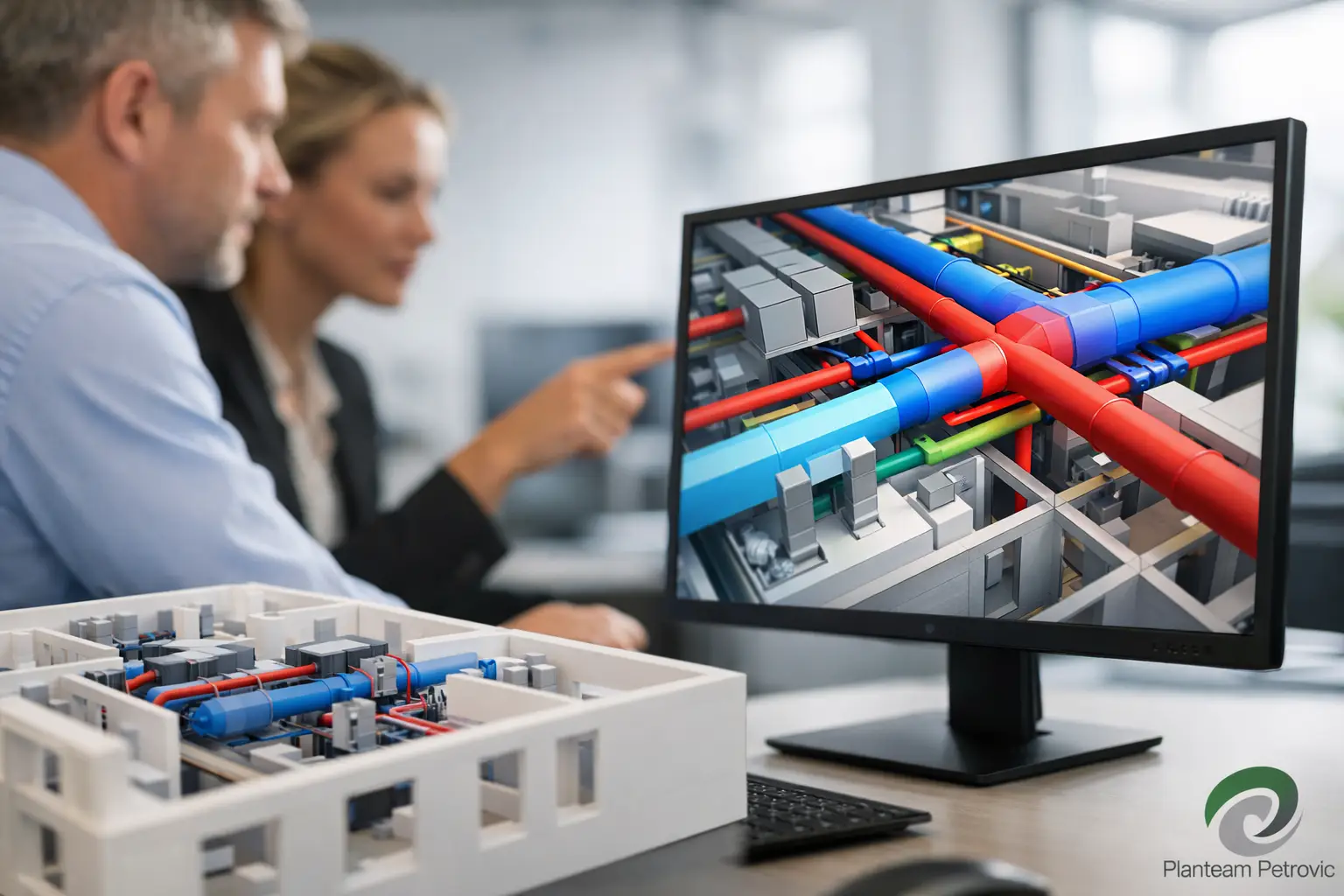 3D-Kollisionsprüfung in der Gebäudetechnik