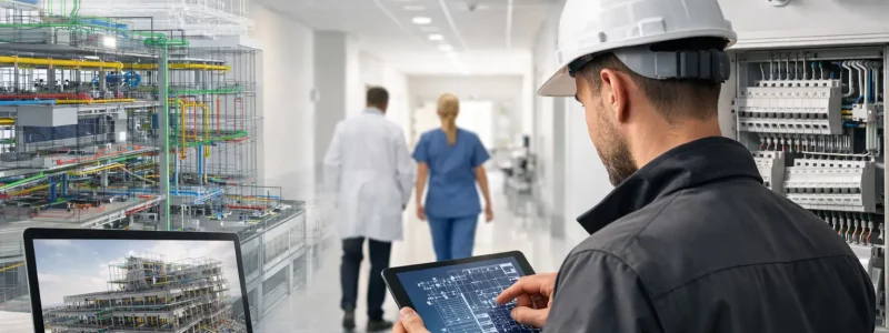 Elektroplanung für Kliniken mit BIM und Sicherheit